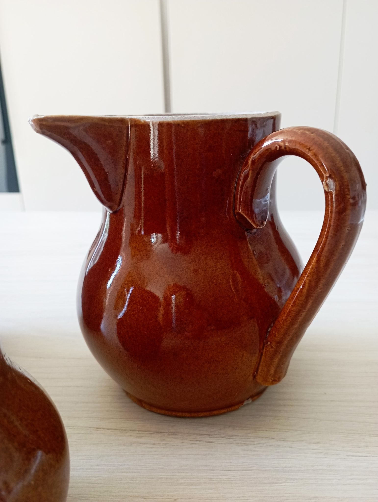 Set of 3 antique pitchers
