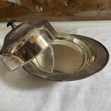 Cloche métal argenté
