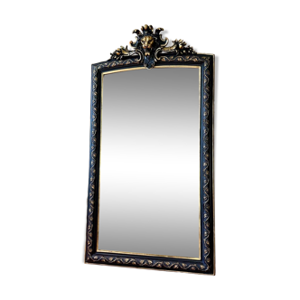 Antique mirror with Napoleon III pediment