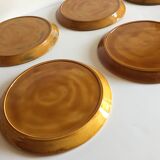 6 assiettes compartimentées vintage