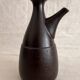 Small vintage Franco Pozzi textured stoneware vase carafe