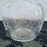 Set of 6 crystal glasses and a carafe