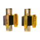 Pair of wall sconces by Claus Bolby for CEBO industries. Denmark 1960s