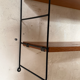 Étagère murale filaire vintage en teck style String