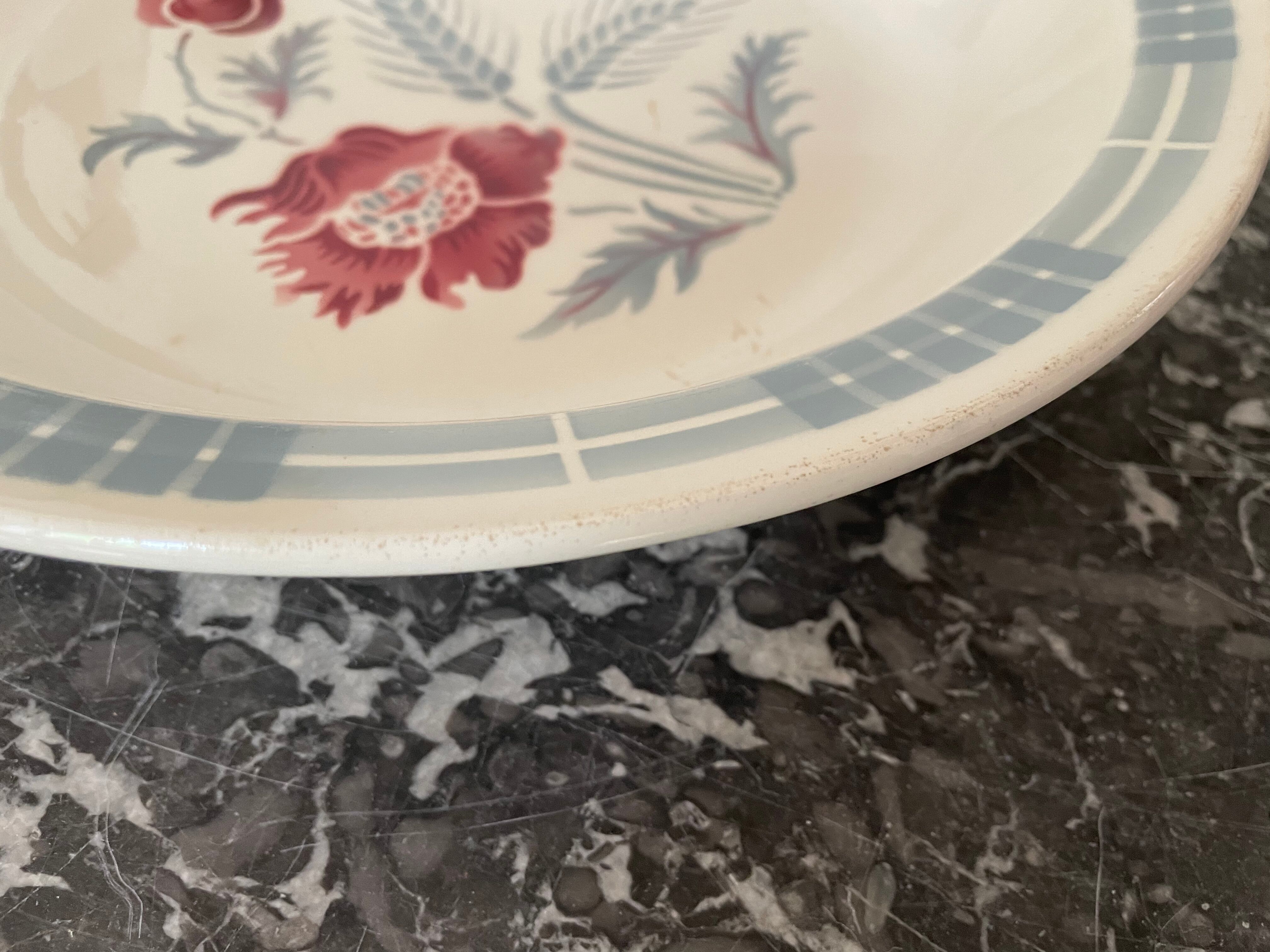 Hollow dish Sarreguemines model Carole