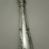 Housewife SFAM model Chambly rocker Louis XV silver metal wooden box