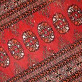 Vintage Pakistani carpet Lahore handmade 80cm x 130cm 1960s, 1C720