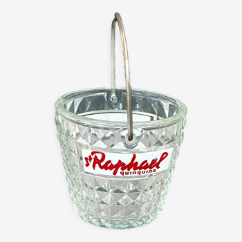 Vintage ice bucket - st raphaël aperitif - glass