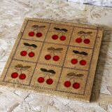 Ceramic plate decorated with cherries Roger Capron