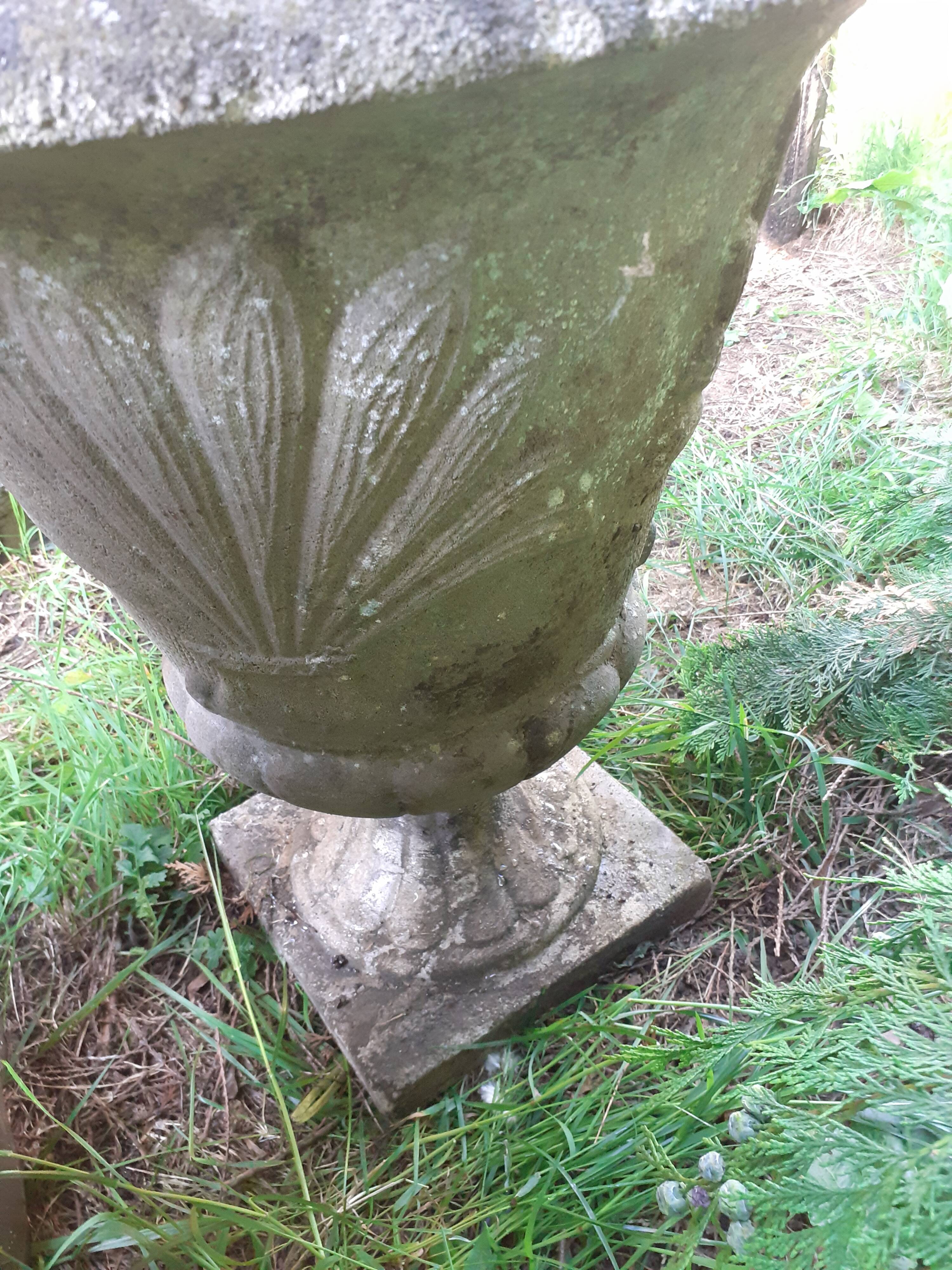 Pair of stone planter medicis