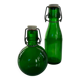 Duo de bouteilles vertes