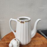 Cafetière-théière Art déco motifs papillons