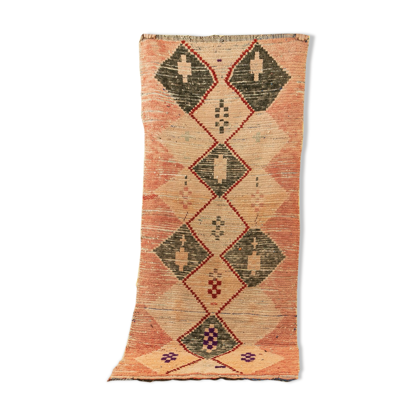 Vintage boujad, berber rug, 95 x 225