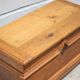 Old wooden chest, small storage chest, side table, wooden storage, trunk, wooden furniture