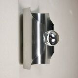70s chrome wall light