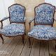 Pair of Louis XV style armchairs