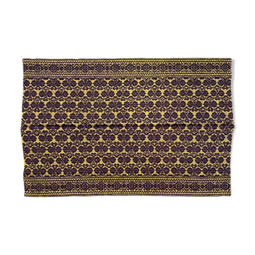Tapis brun tissé à la main Teppich Roumanie 204x146cm