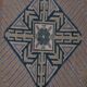 Vintage Turkish Oushak rug 183x193 cm