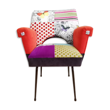 Fauteuil 70 patchworks