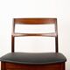 4 Danish chairs in rosewood and new leatherette by Henning Kjaernulf 1960.