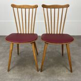 Pair of Baumann Menuet chairs from the 60s