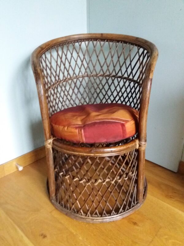 fauteuil en osier