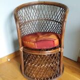 wicker armchair