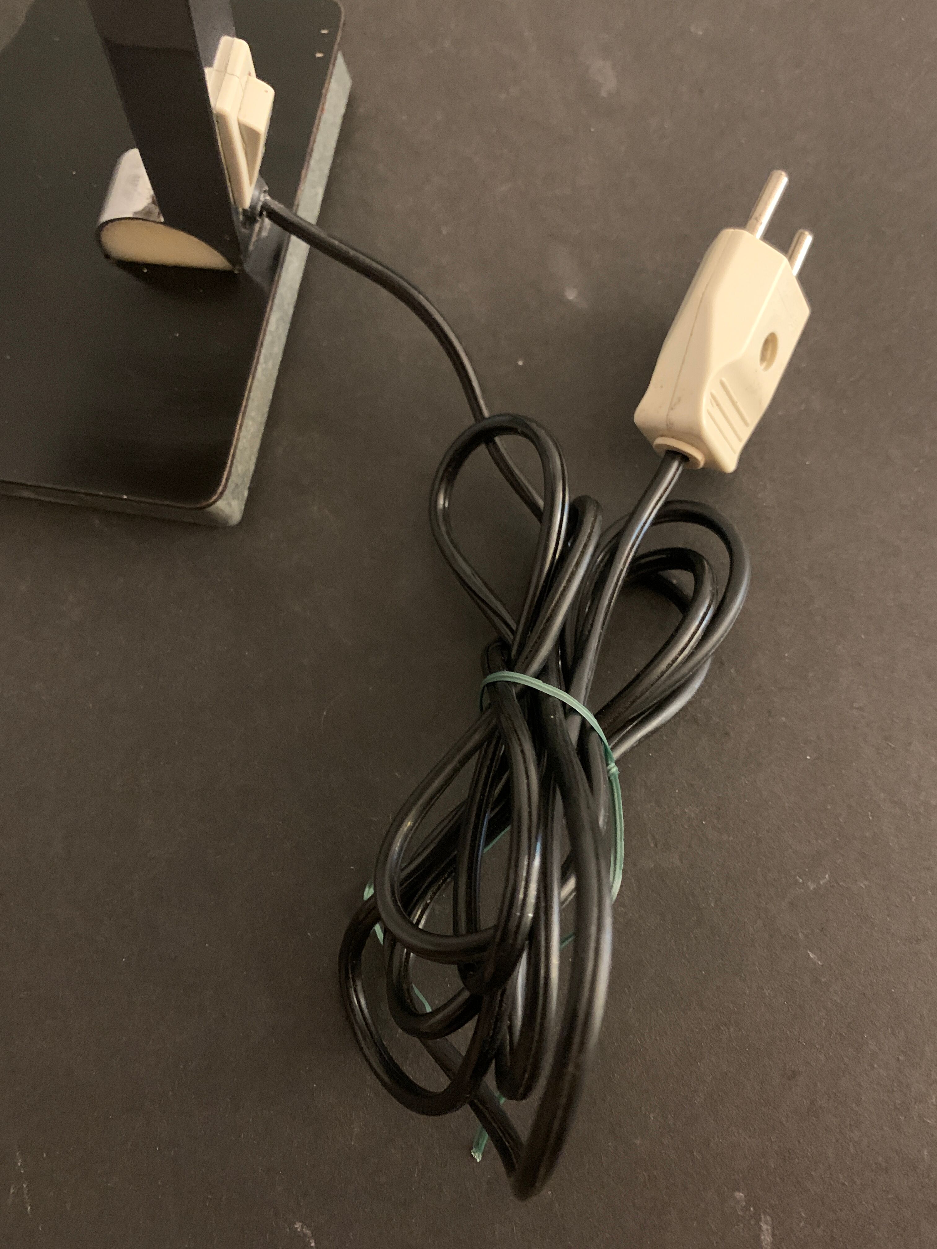 Adjustable Fase lamp, model Mini Fase in black metal, 1960
