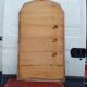 Art Deco Mirror Wood and Gold Stuk