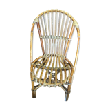 Chaise  en rotin