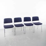 Set dark blue Gispen dining chairs – AR Cordemeyer
