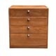 Commode vintage bois brut massif 1950