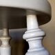 Painted solid turned wooden tripod