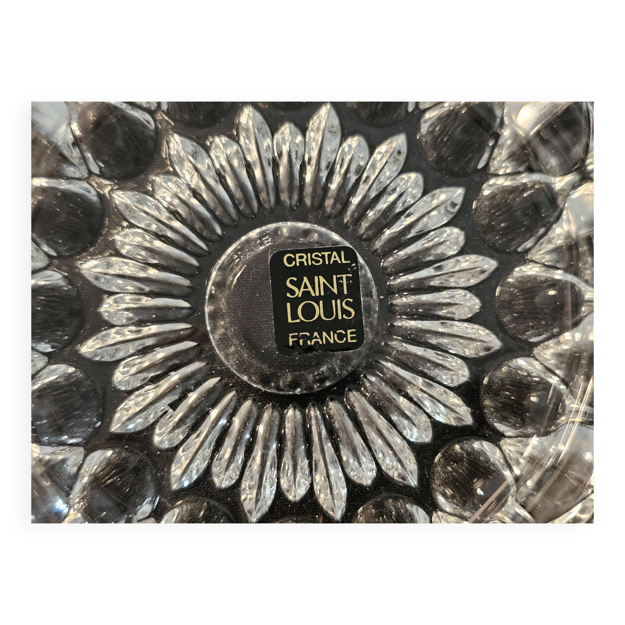 Cendrier cristal Saint-Louis