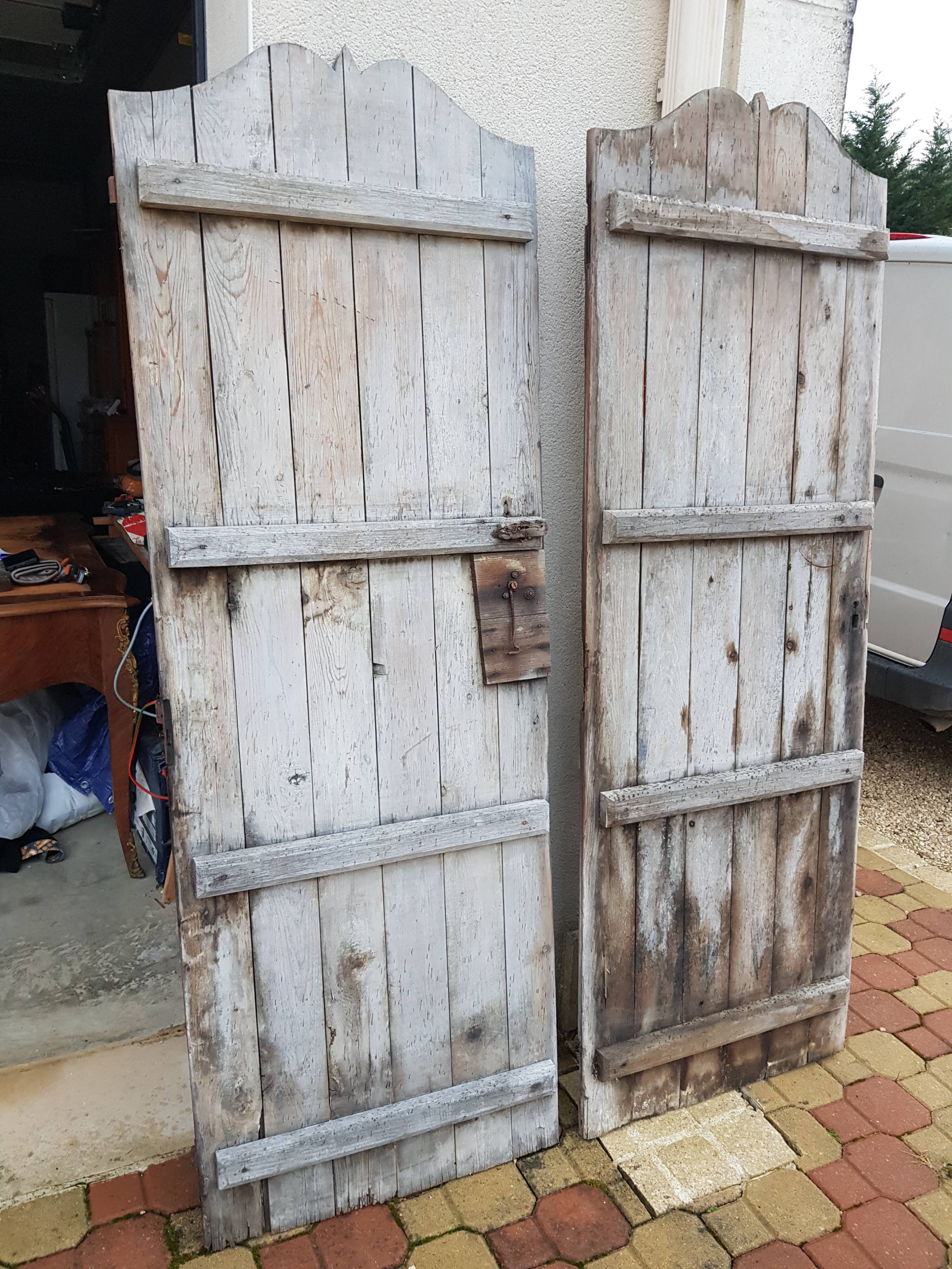 Set de 2 portes ancienne