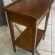 Table d’appoint 2 tiroirs merisier 1950