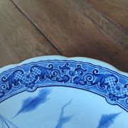 Decorative wall plate in Delft Blue