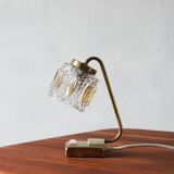 Mid-century gold table lamp, 1950s