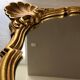 Miroir doré esprit baroque