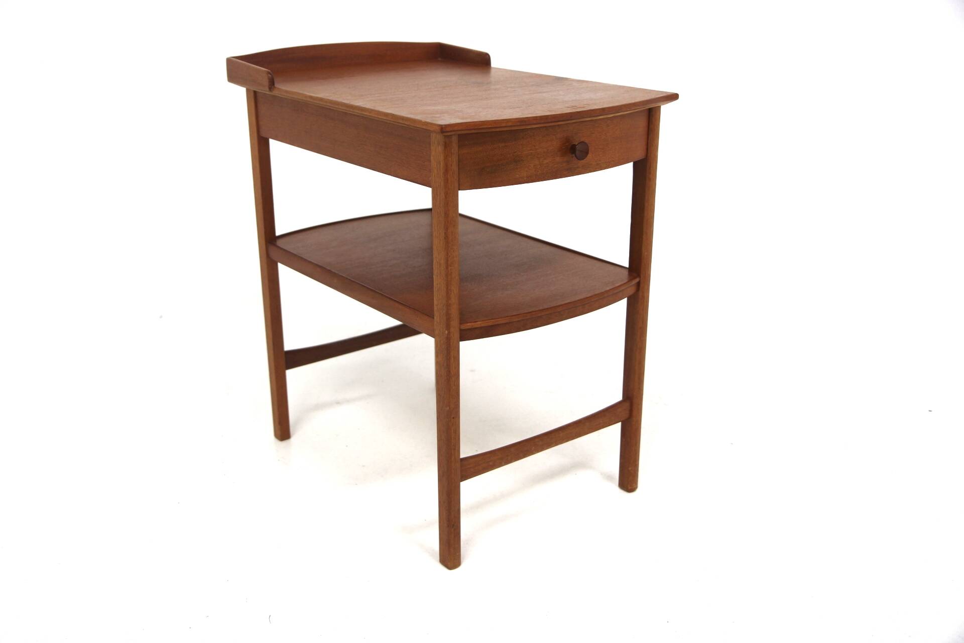 "Birgitta" bedside table in mahogany, Carl Malmsten, Sweden, 1960