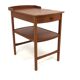 "Birgitta" bedside table in mahogany, Carl Malmsten, Sweden, 1960