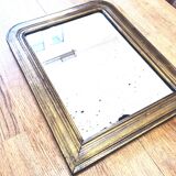 Antique Louis Phillipe mirror, gilded with gold leaf - "Marcelin"