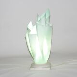 Lampe d'ambiance corolle vert anis