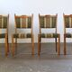 Vintage Danish Brutalist Oak Dining Chairs, Henning Kjærnulf style, 1960s