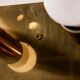 Brass wall lamp