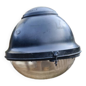 Vintage holophane ball lamp