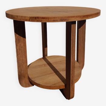 Round art deco pedestal table