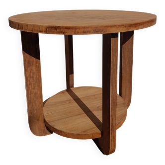 Round art deco pedestal table