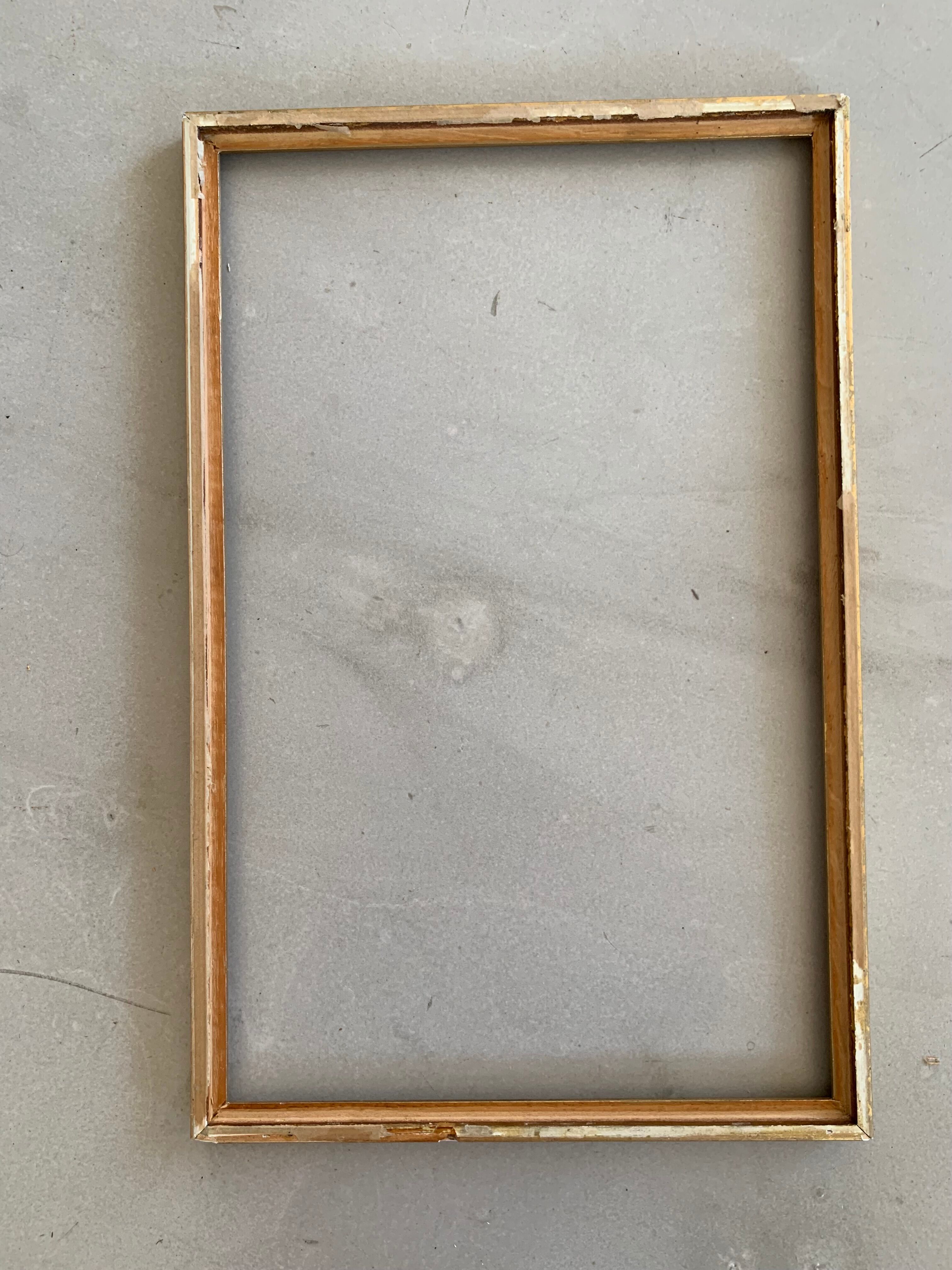 Old gold frame 27x42cm