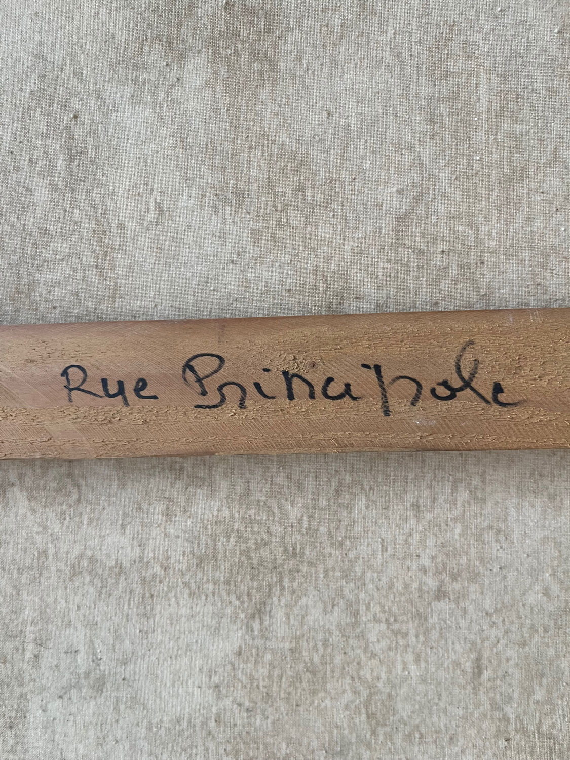 Main Street, knife technique, signed M Attal 1974